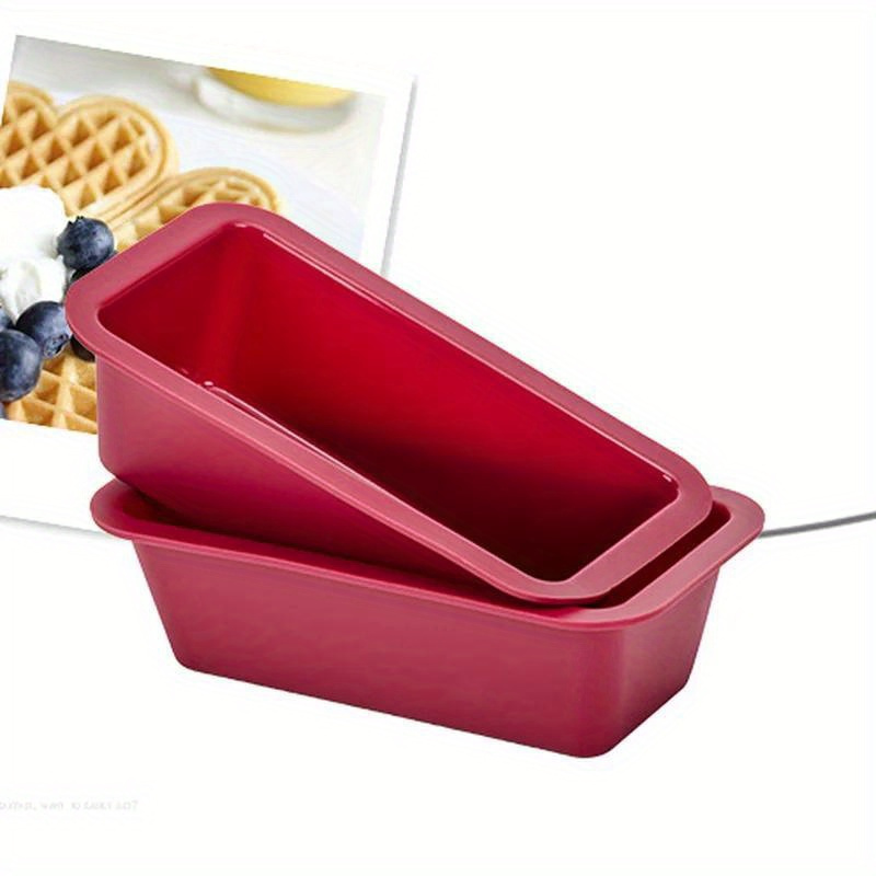 Kitchen Baking Ware - Silicone Baking Molds NonStick Rectangle Cake