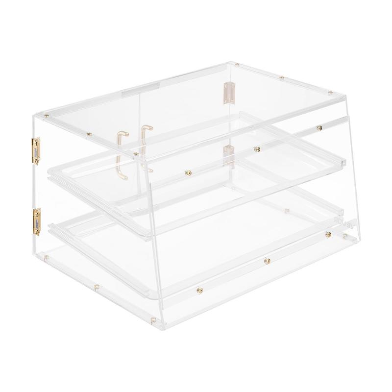 Commercial Kitchen For Baking - Bakery Display Case, 2-Tier Commercial Countertop