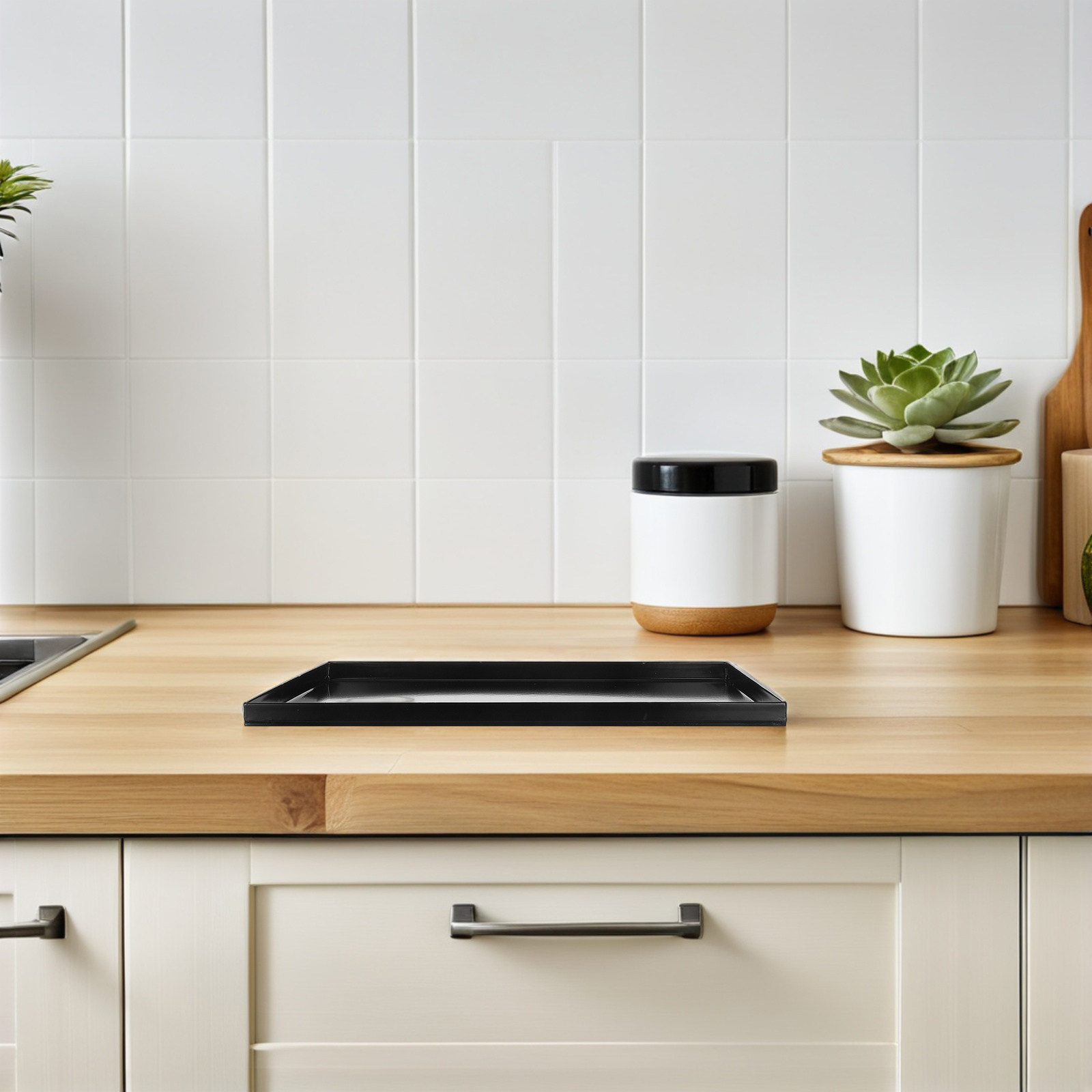 Commercial Kitchen For Baking - Enamel Baking Tray Large Rectangular Oven