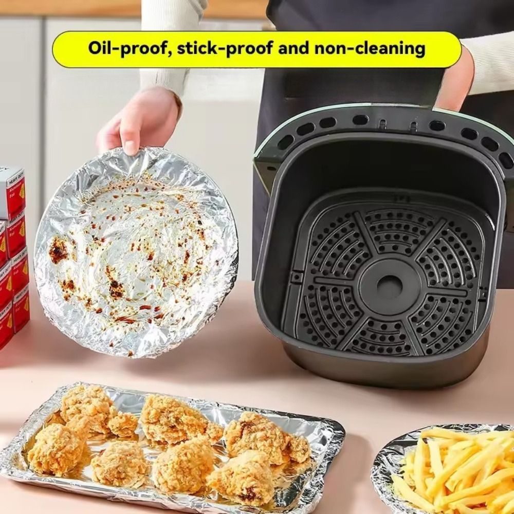 Disposable Tin Foil Paper Kitc - Kitchen Baking Tins บทวิจารณ์และราคา
