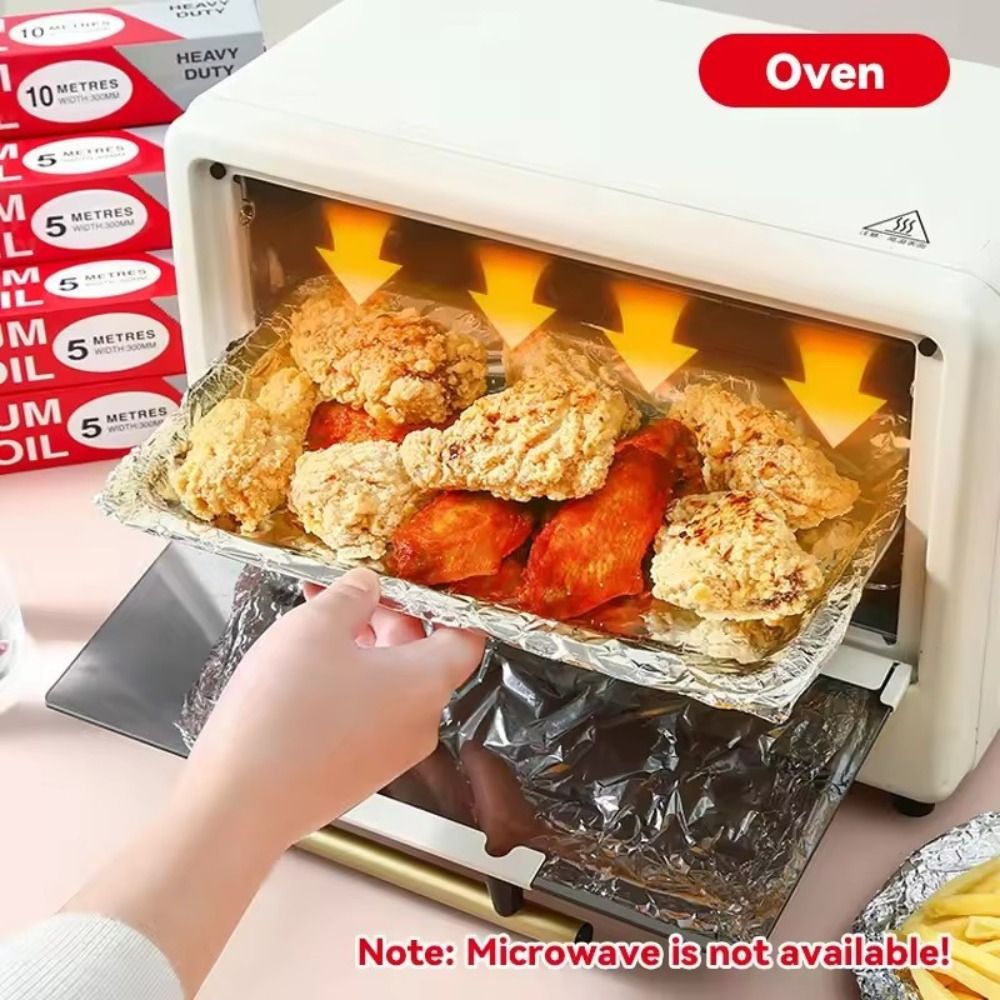Disposable Tin Foil Paper Kitc - Kitchen Baking Tins บทวิจารณ์และราคา