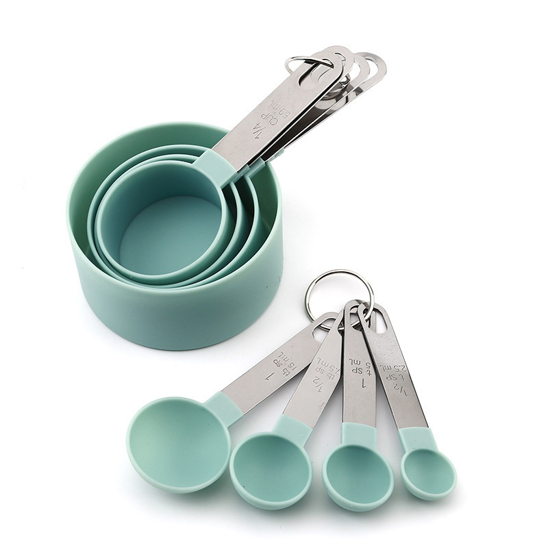 8PCS Measuring Cups Spoons Set - Kitchen Baking Ware บทวิจารณ์และราคา