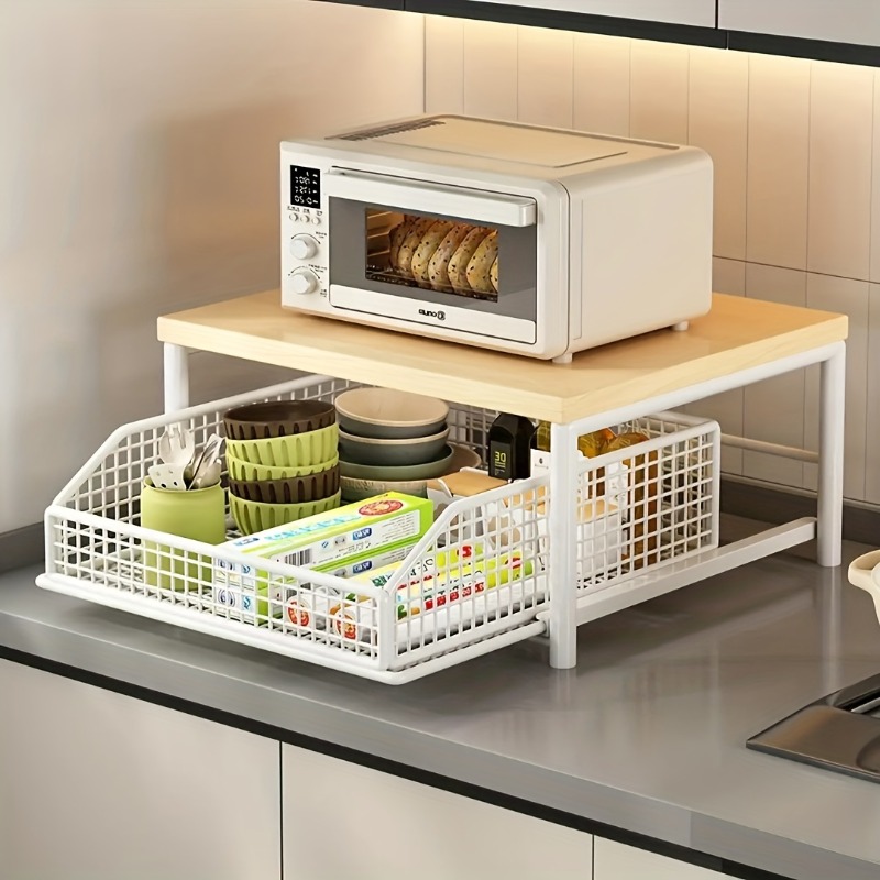1pc Vertical Standing Shelf Mu - Kitchen Baking Drawer บทวิจารณ์และราคา
