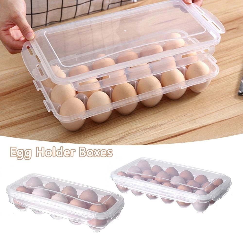 with Lid Egg Storage Box Porta - Kitchen Baking Tray Storage บทวิจารณ์และราคา