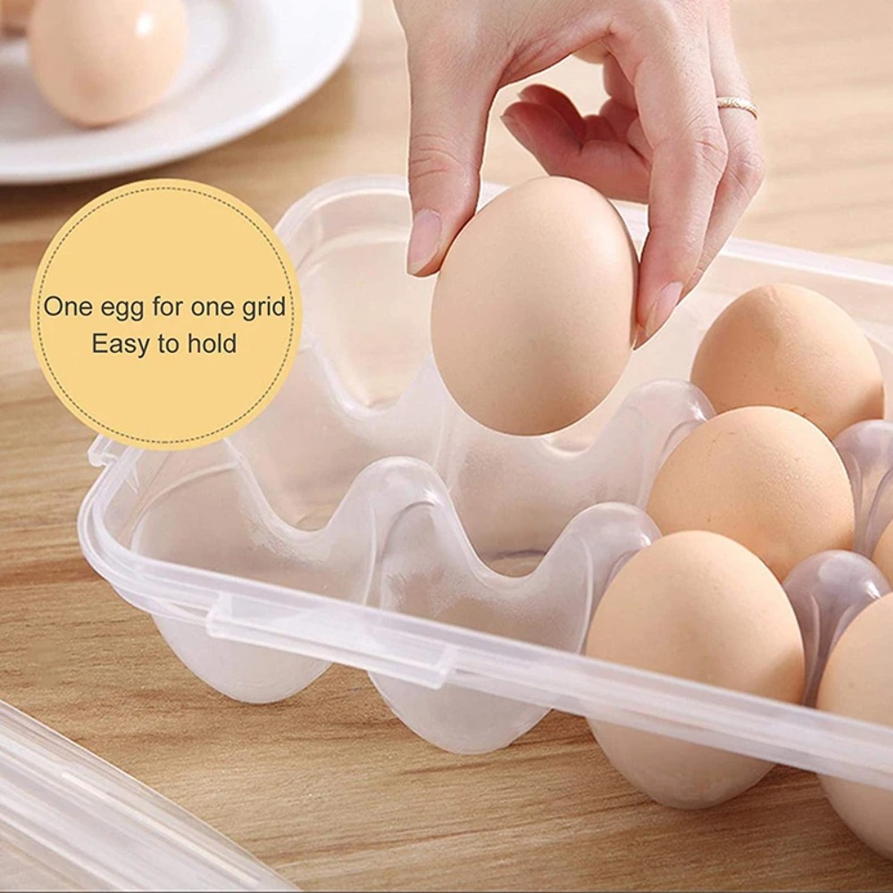 with Lid Egg Storage Box Porta - Kitchen Baking Tray Storage บทวิจารณ์และราคา