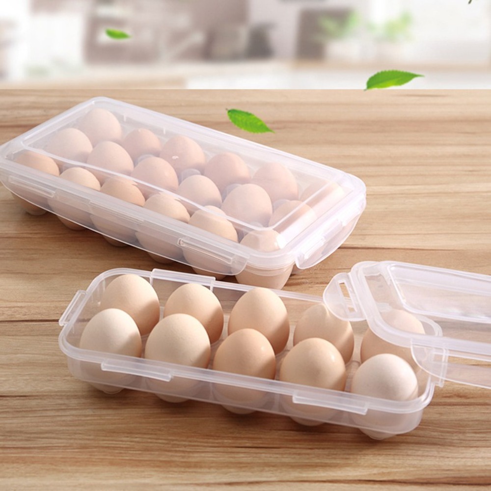 with Lid Egg Storage Box Porta - Kitchen Baking Tray Storage บทวิจารณ์และราคา