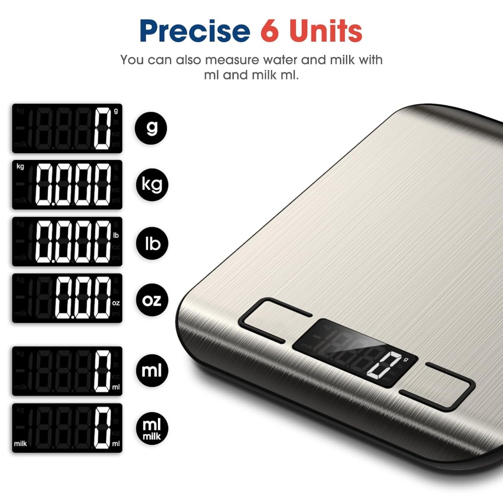 Mik-Nana Food Scale, 22lb Digi - Kitchen Baking Scale บทวิจารณ์และราคา