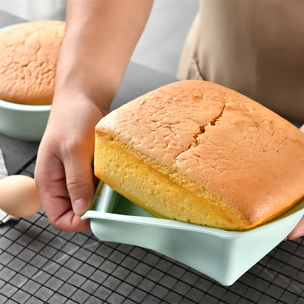 1/4Pcs Silicone Square Cake Mo - Kitchen Baking Ware บทวิจารณ์และราคา
