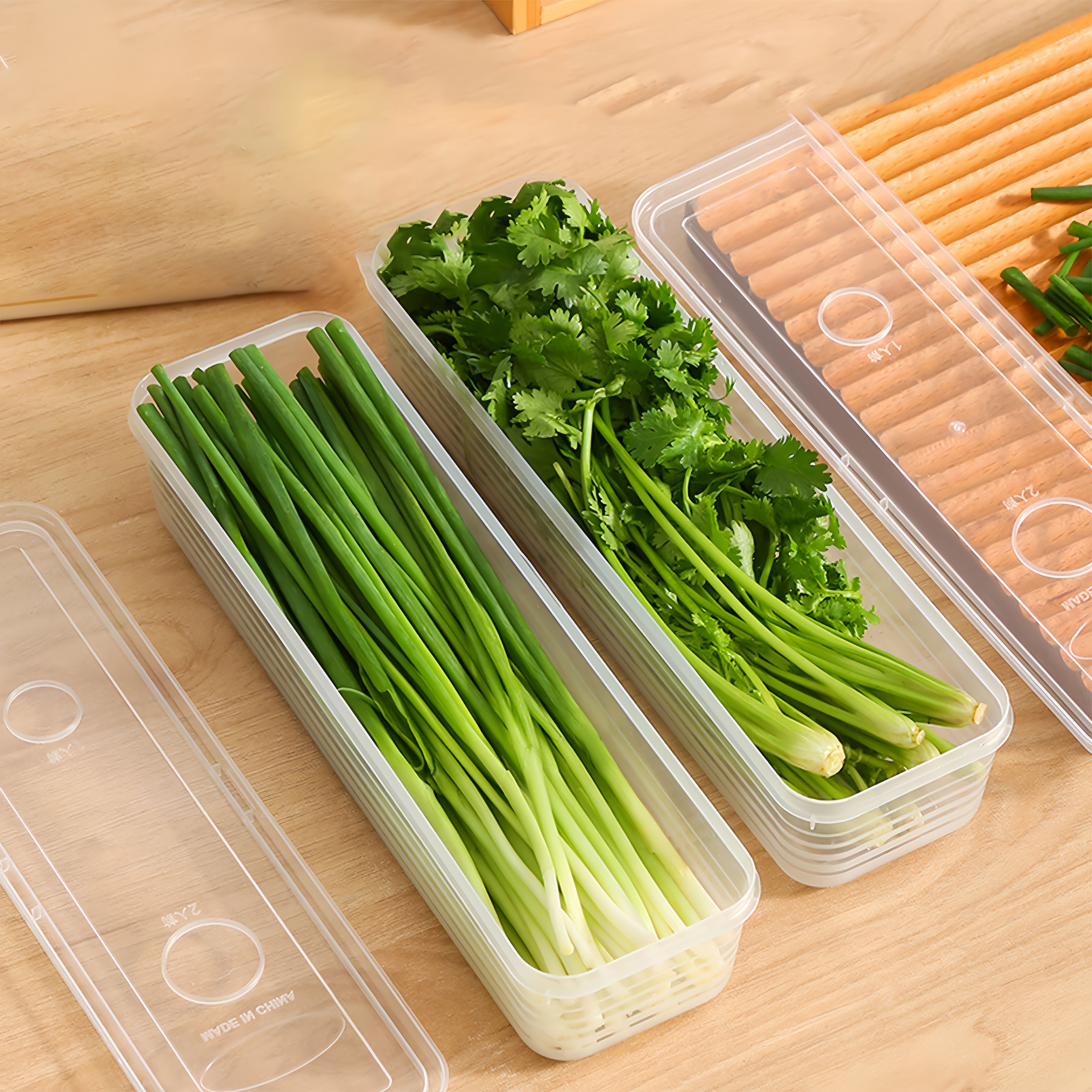 2/4/6pcs Food Vegetable Storag - Kitchen Baking Tins บทวิจารณ์และราคา