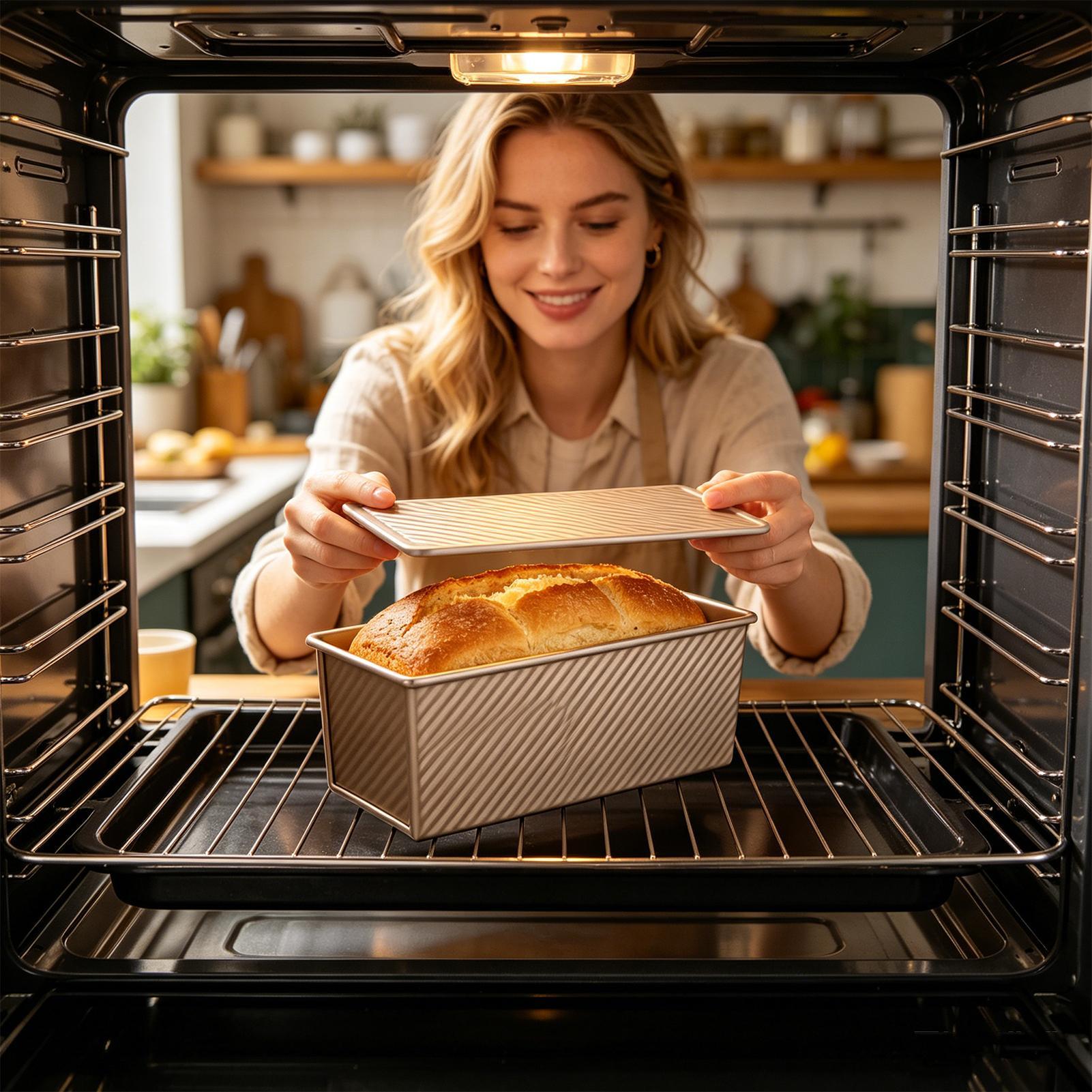 Bread Baking Pan Corrugated Ca - Kitchen Baking Tins บทวิจารณ์และราคา