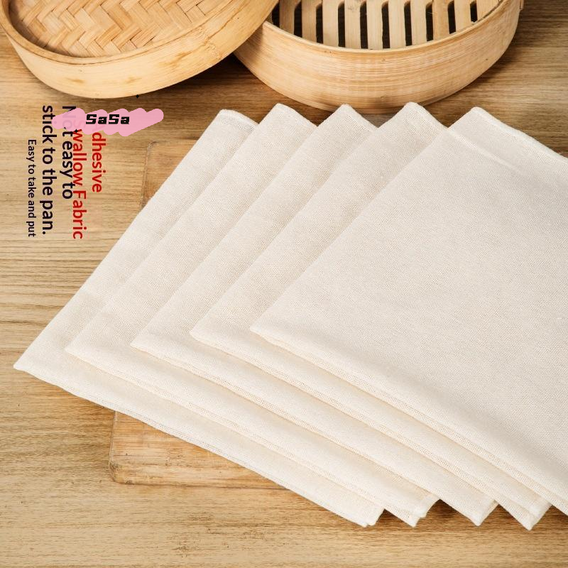 3Pcs Pure Cotton Steamer Cloth - Kitchen Baking Drawer บทวิจารณ์และราคา