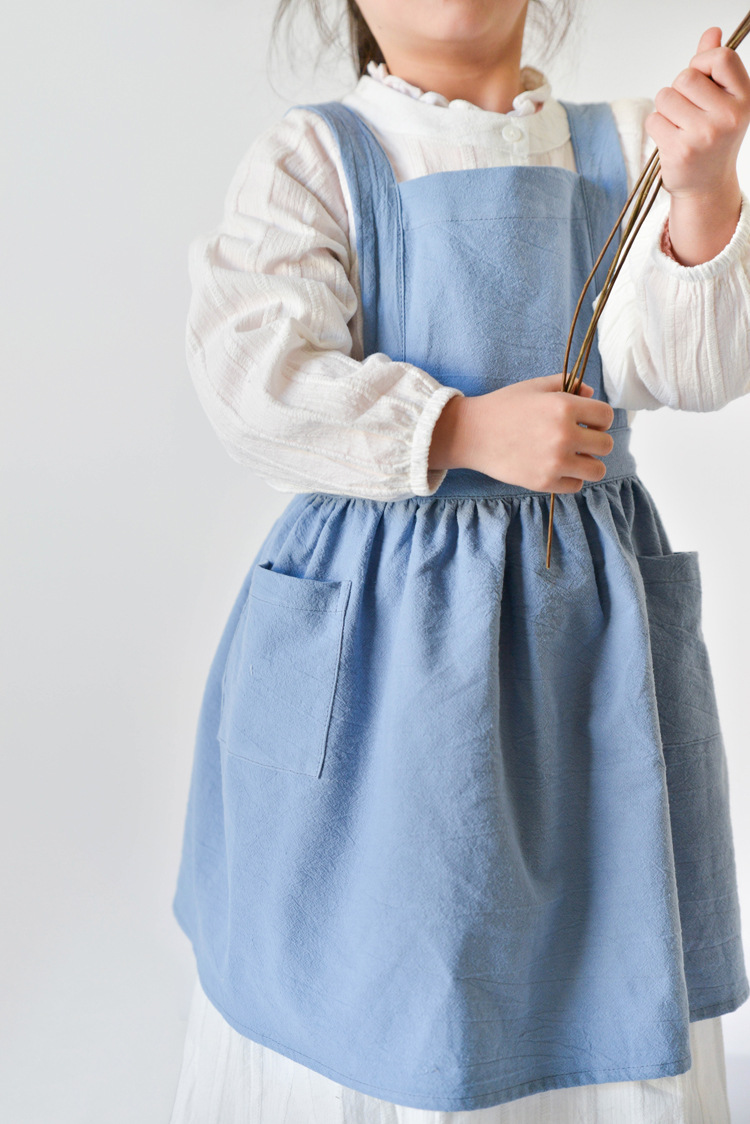 Kids Cotton Apron Dress Parent - Baking Kitchen For Kids บทวิจารณ์และราคา