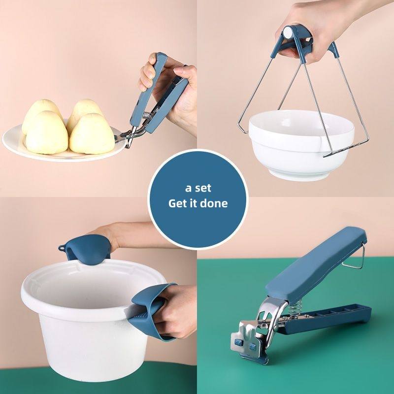 Silicone Oven Mitts Heat Resis - Kitchen Baking Ware บทวิจารณ์และราคา