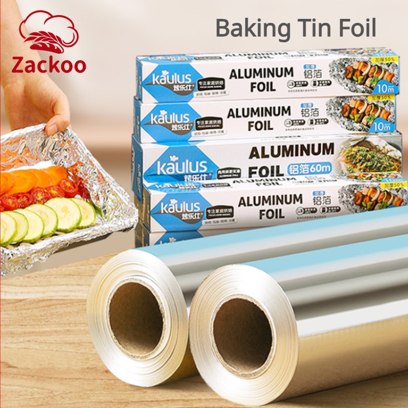 Zackoo 10/20/40M Aluminium Foi - Kitchen Baking Tins บทวิจารณ์และราคา