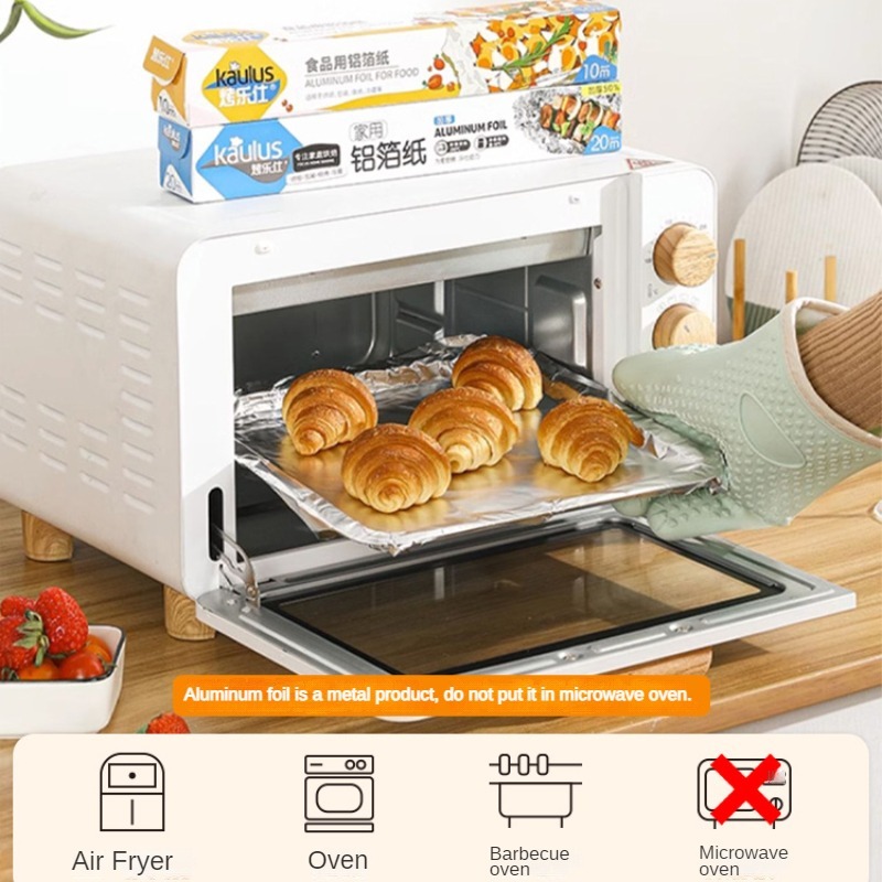 Zackoo 10/20/40M Aluminium Foi - Kitchen Baking Tins บทวิจารณ์และราคา