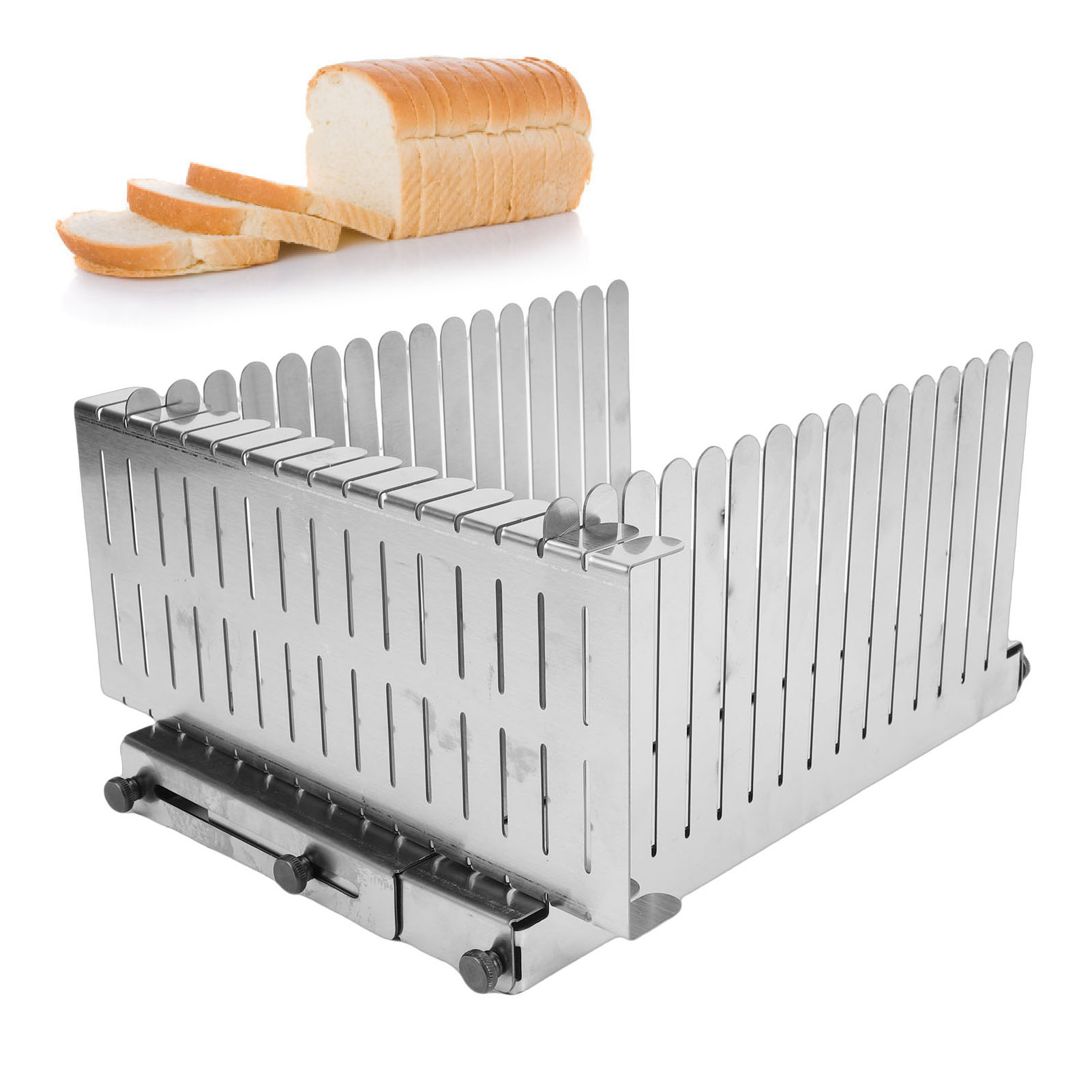Bread Slicing Guide Stainless  - Commercial Kitchen For Baking บทวิจารณ์และราคา