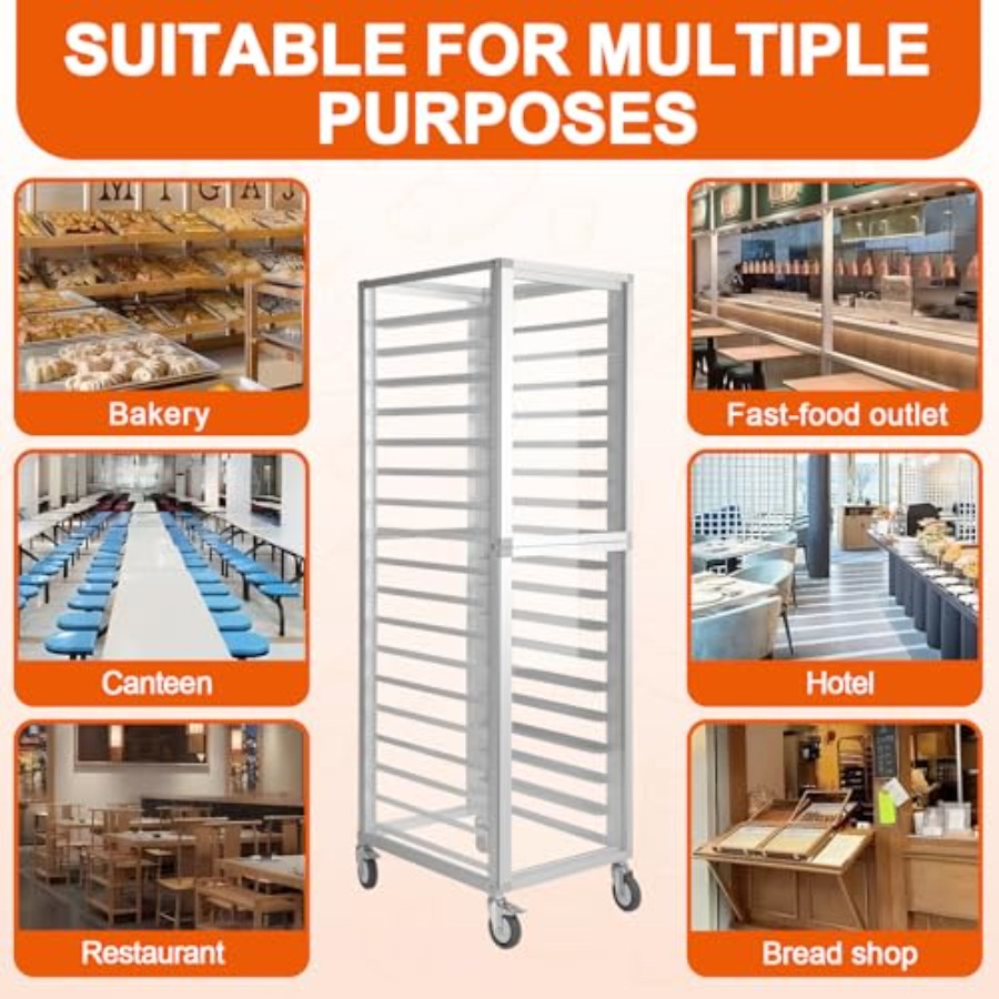 Commercial kitchen bun racks:  - Commercial Kitchen For Baking บทวิจารณ์และราคา