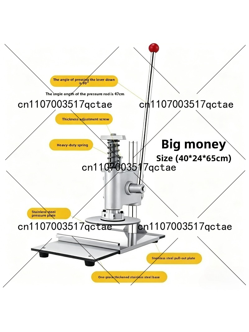 Manual round Cake Press Pizza  - Commercial Kitchen For Baking บทวิจารณ์และราคา