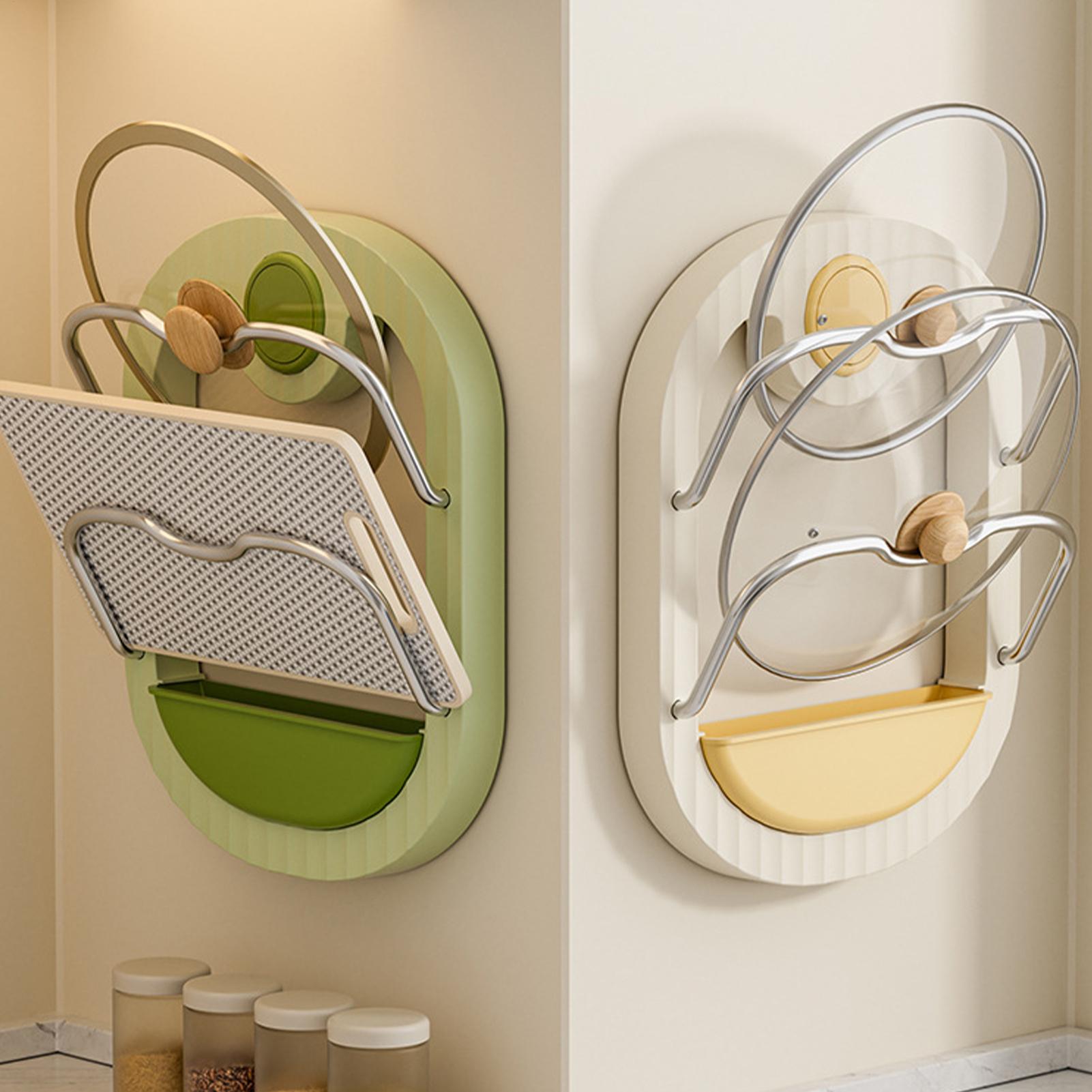 Pot Lid Rack 2-Tier Wall Mount - Kitchen Baking Drawer บทวิจารณ์และราคา