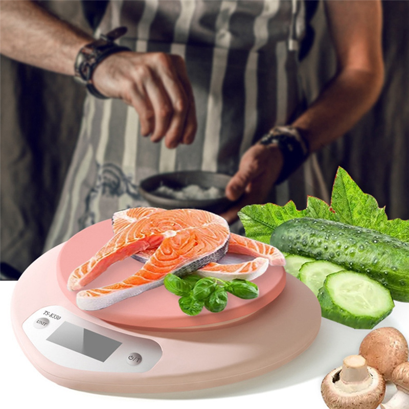 ABBZ-Portable Pink Heart-Shape - Kitchen Baking Scale บทวิจารณ์และราคา