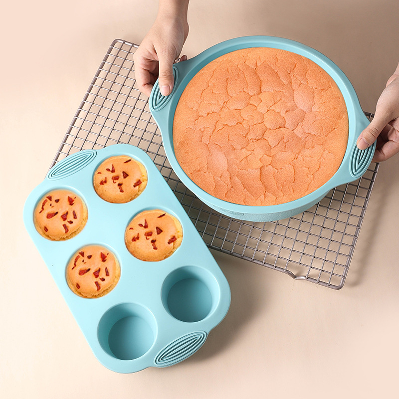Silicone Cake Baking Mould Set - Kitchen Baking Ware บทวิจารณ์และราคา