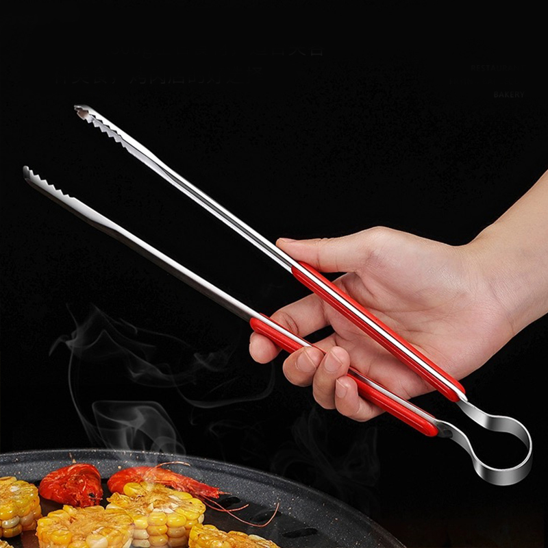 Stainless Steel BBQ Grill Tong - Kitchen Baking Ware บทวิจารณ์และราคา