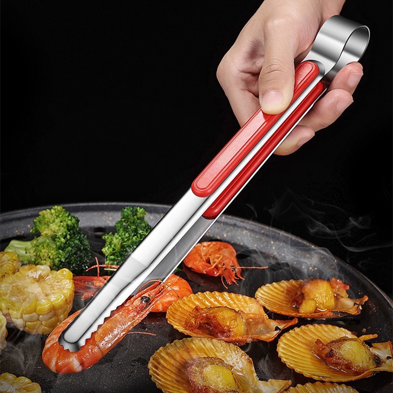 Stainless Steel BBQ Grill Tong - Kitchen Baking Ware บทวิจารณ์และราคา