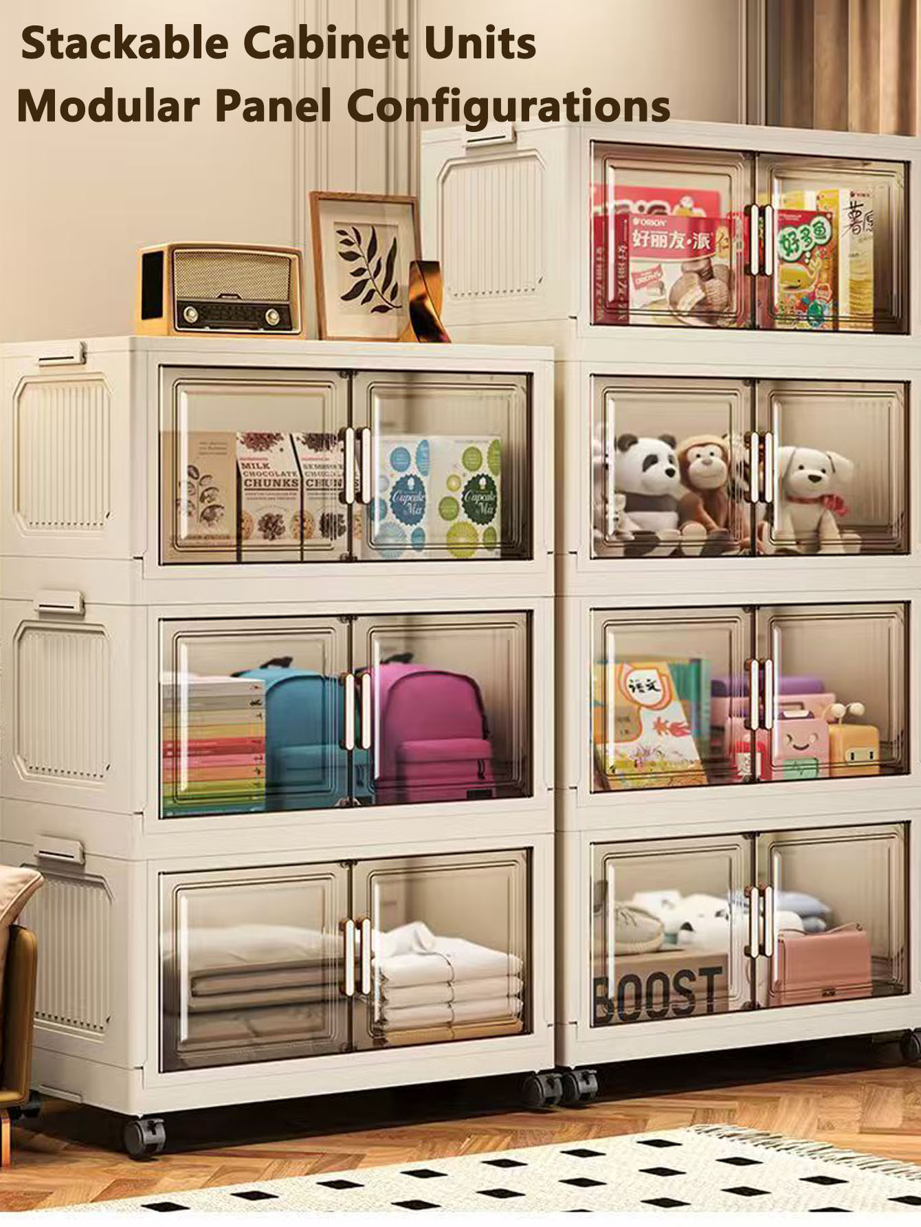 Storage Cabinet Folding Storag - Kitchen Baking Tray Storage บทวิจารณ์และราคา