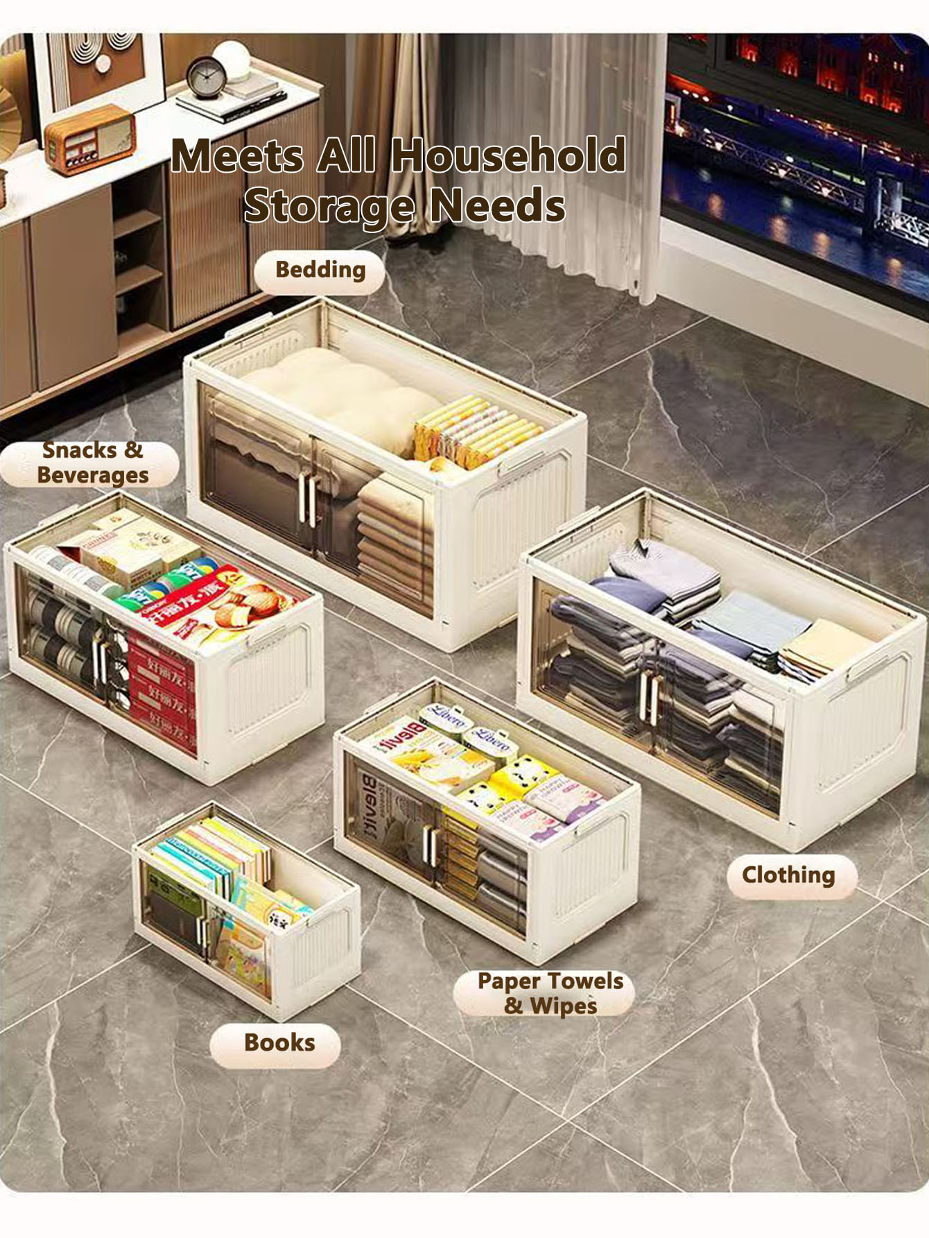 Storage Cabinet Folding Storag - Kitchen Baking Tray Storage บทวิจารณ์และราคา