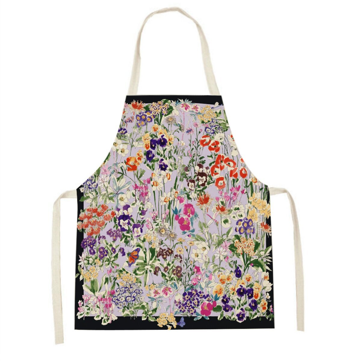 Pink tulip kitchen apron Clean - Baking Kitchen For Kids บทวิจารณ์และราคา