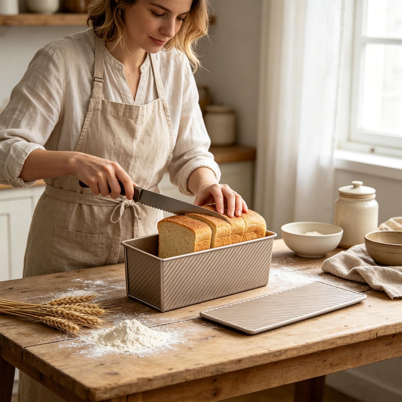 Bread Loaf Pan Carbon Steel Ea - Kitchen Baking Tins บทวิจารณ์และราคา
