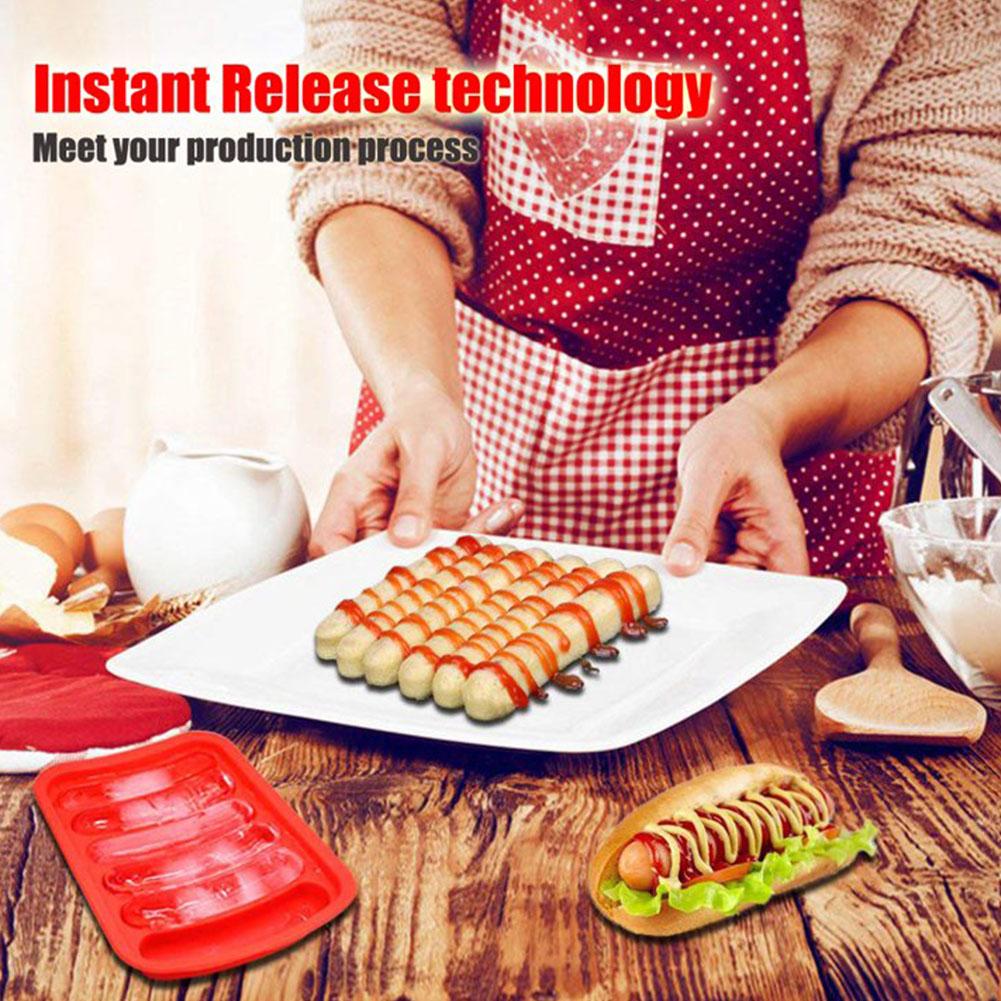 6-Cavity Silicone Sausage Make - Baking Kitchen For Kids บทวิจารณ์และราคา