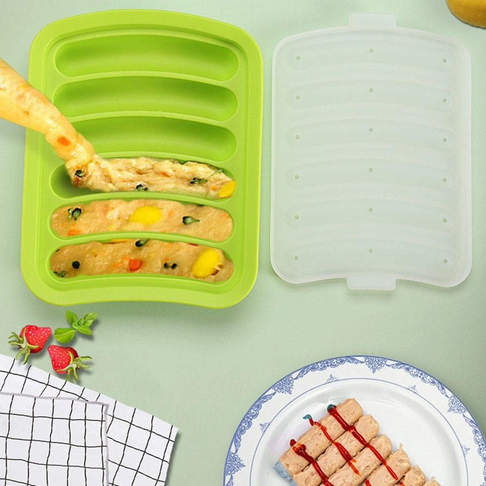6-Cavity Silicone Sausage Make - Baking Kitchen For Kids บทวิจารณ์และราคา