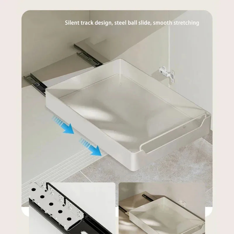 Pull-out Kitchen Storage Rack  - Kitchen Baking Tray Storage บทวิจารณ์และราคา