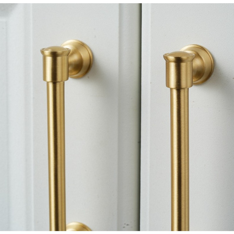 Solid Brass Cabinet Handle/Min - Kitchen Baking Drawer บทวิจารณ์และราคา