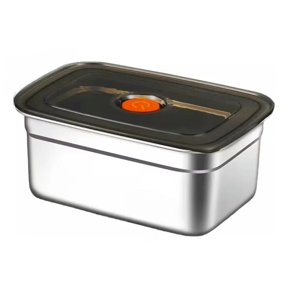 Stainless Steel Lunch Box Bent - Kitchen Baking Tray Storage บทวิจารณ์และราคา