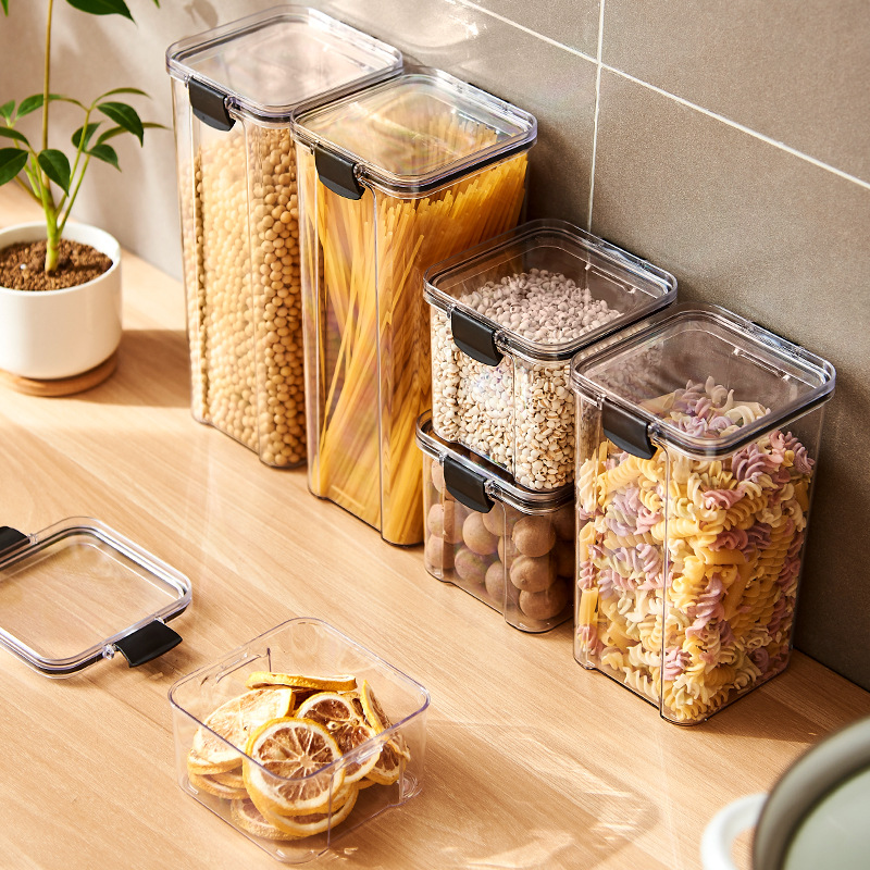 Sealed Jars Kitchen Grain Stor - Kitchen Baking Tray Storage บทวิจารณ์และราคา