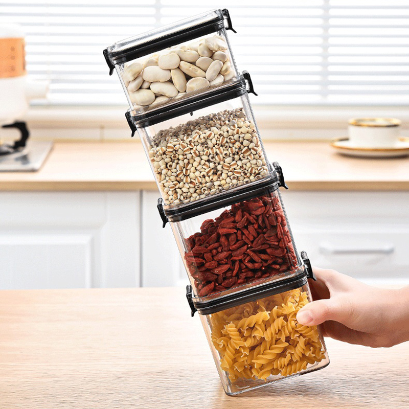 Sealed Jars Kitchen Grain Stor - Kitchen Baking Tray Storage บทวิจารณ์และราคา