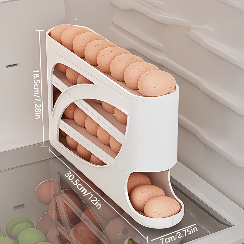 1Pcs Auto Rolling Egg Dispense - Kitchen Baking Tins บทวิจารณ์และราคา