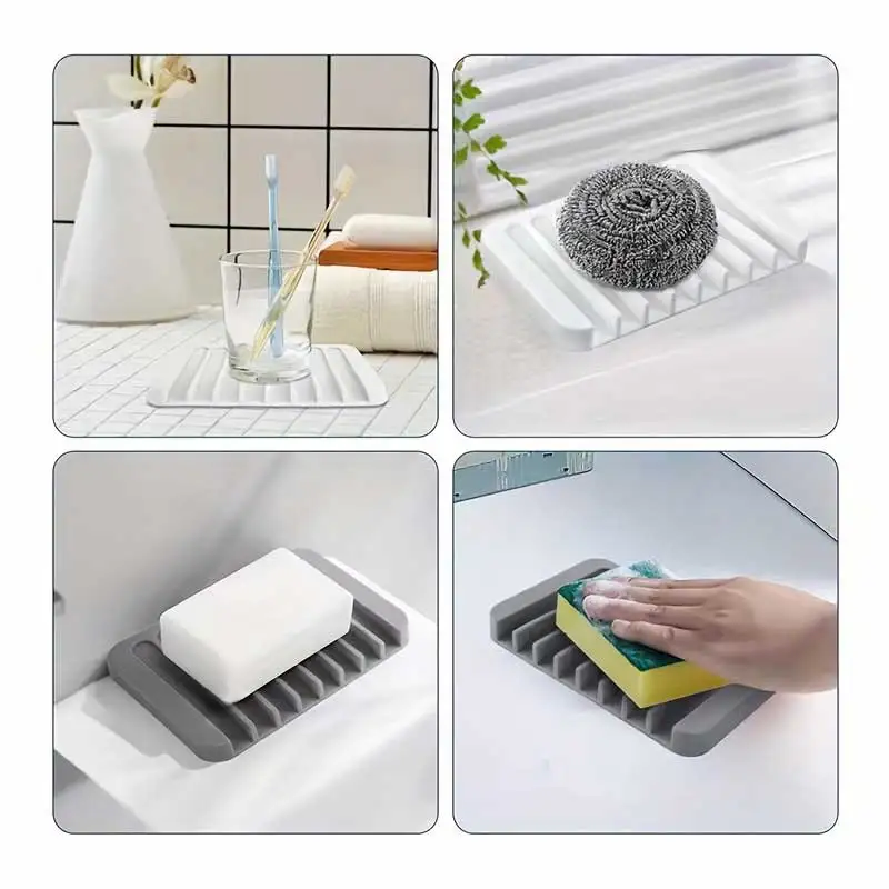 New 1PC Silicone Draining Soap - Kitchen Baking Tins บทวิจารณ์และราคา