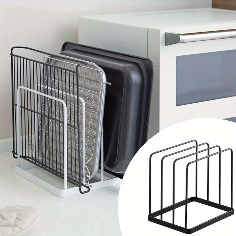 Vertical Cutting Board Rack Fo - Kitchen Baking Tray Storage บทวิจารณ์และราคา