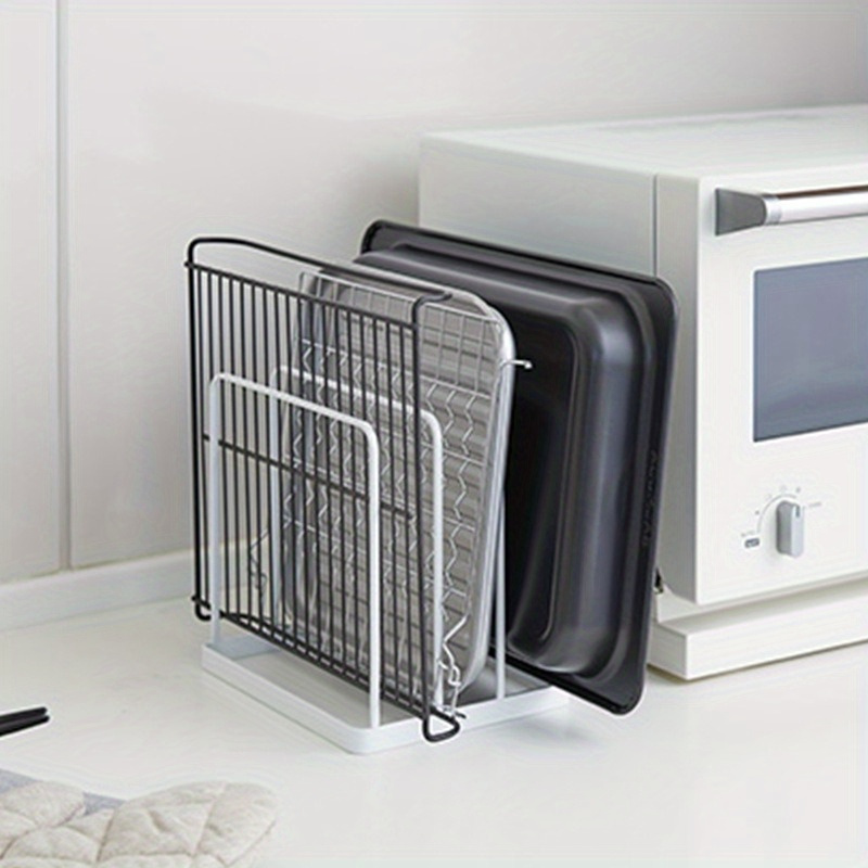 Vertical Cutting Board Rack Fo - Kitchen Baking Tray Storage บทวิจารณ์และราคา