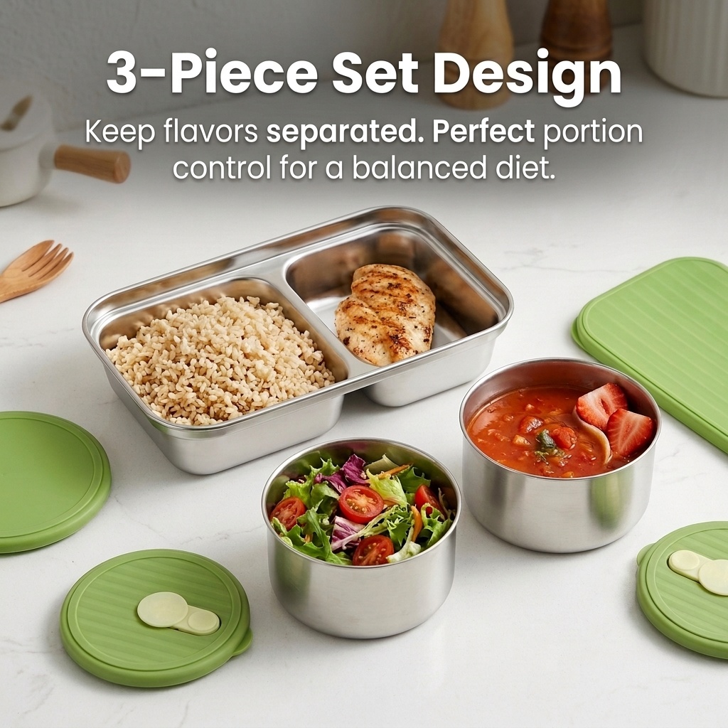 Microwave Safe 304 Stainless S - Kitchen Baking Tray Storage บทวิจารณ์และราคา