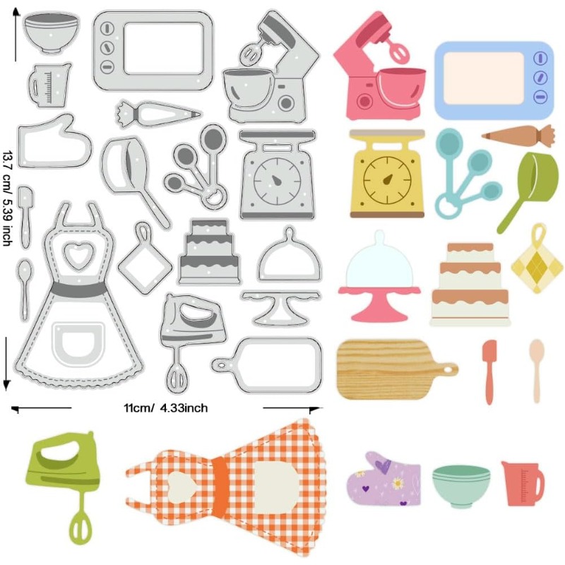 1pcs Baking Tools Cutting Dies - Kitchen Baking Ware บทวิจารณ์และราคา