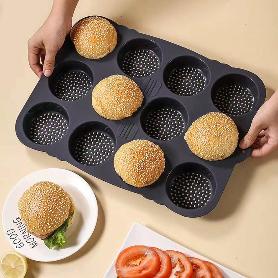1PC Hamburger Bread mold 12-ho - Kitchen Baking Ware บทวิจารณ์และราคา