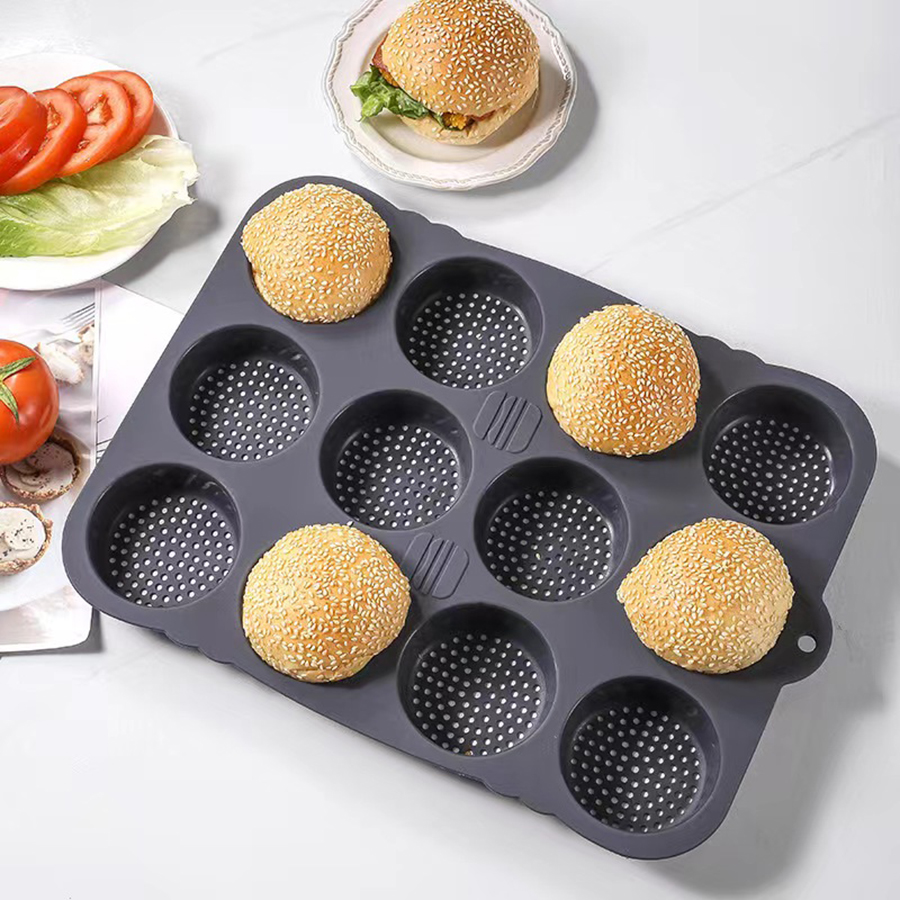 1PC Hamburger Bread mold 12-ho - Kitchen Baking Ware บทวิจารณ์และราคา