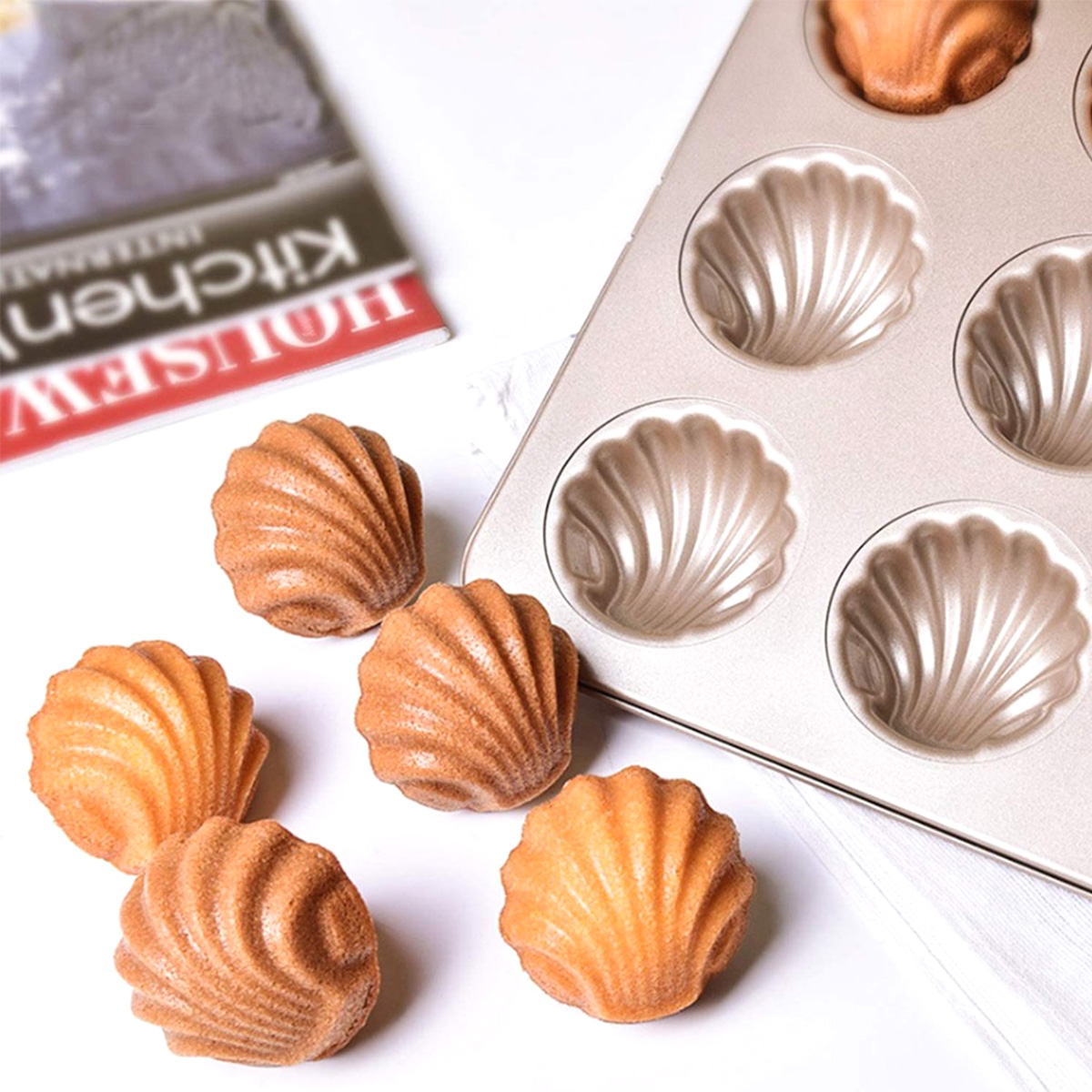 Madeleine Mold Shell Shape Bak - Kitchen Baking Ware บทวิจารณ์และราคา